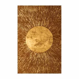 Pictură decorativă pe pânză, aurie, 45 x 70 cm