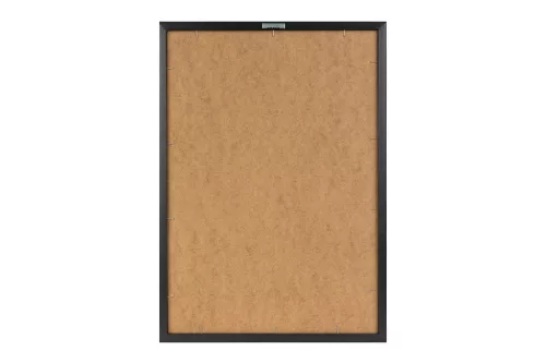 Pictură decorativă pe pânză, neagră, aurie, 45 x 70 cm