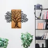 Accesoriu decorativ din lemn, copacul vieții, 72 x 58 cm