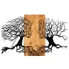 Accesoriu decorativ din lemn, lemn natural, 92 x 58 cm