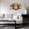 Accesoriu decorativ din lemn, lemn natural, 92 x 58 cm