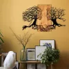 Accesoriu decorativ din lemn, lemn natural, 92 x 58 cm