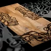 Accesoriu decorativ din lemn, lemn natural, 92 x 58 cm