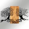 Accesoriu decorativ din lemn, lemn natural, 92 x 58 cm