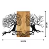 Accesoriu decorativ din lemn, lemn natural, 92 x 58 cm