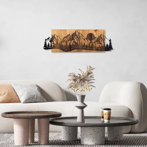 Accesoriu decorativ din lemn, lemn, 75 x 24 cm