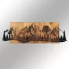 Accesoriu decorativ din lemn, lemn, 75 x 24 cm