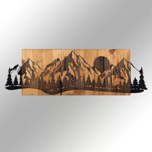Accesoriu decorativ din lemn, lemn, 75 x 24 cm