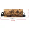 Accesoriu decorativ din lemn, lemn, 75 x 24 cm