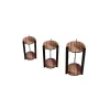 Set de 3 suporturi pentru flori, rotunde