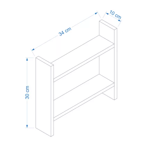 Suport pentru condimente de bucătărie, gri, 34x30x10 cm