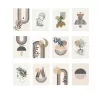 Pictură decorativă MDF, 12 bucăți, forme, 20 x 15 x cm
