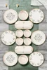 Set de brunch, 14 piese, cu model decorativ