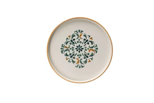 Set de brunch, 14 piese, cu model decorativ