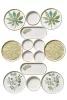 Set de brunch, 14 piese, cu model de frunze