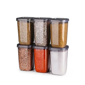 Set de 6 cutii pentru depozitarea alimentelor