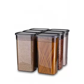 Set de 6 cutii pentru depozitarea alimentelor