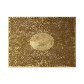 Pictură decorativă pe pânză, aurie, 70 x 100 cm