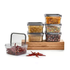 Set de 6 cutii pentru depozitarea alimentelor