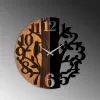 Ceas de perete, model din lemn, decorativ,