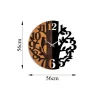 Ceas de perete, model din lemn, decorativ,