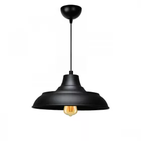 Lampă suspendată Opviq, neagră