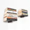 Raft de perete decorativ din metal, maro, negru 21x15x6cm