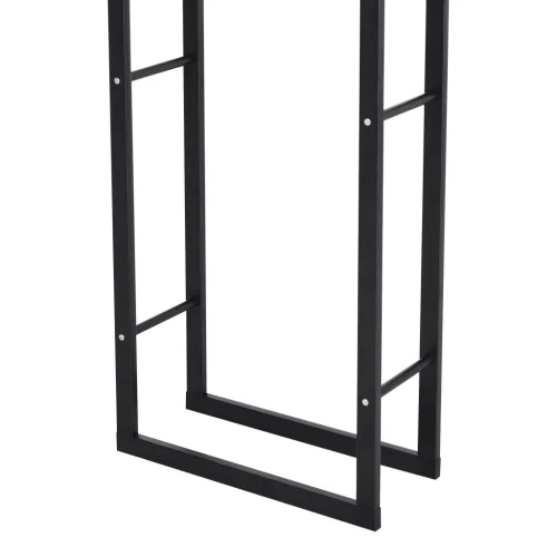 Grătar pentru șemineu, negru 40 x 25 x 150 cm