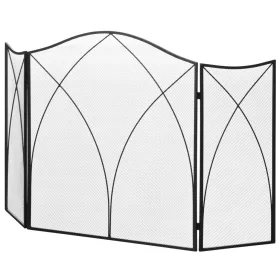 homcom-grila-de-protectie-pentru-semineu-pliabila-cu-3-panouri-negru-126-x-76-cm