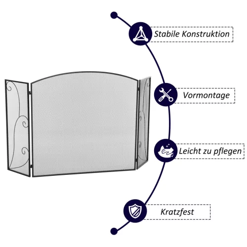 homcom-grila-de-protectie-pentru-semineu-cu-3-panouri-pliabile-metalica-neagra-132-x-76-cm