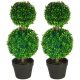 homcom-set-de-plante-artificiale-2-bucati-buxus-in-ghiveci-inaltime-60-cm