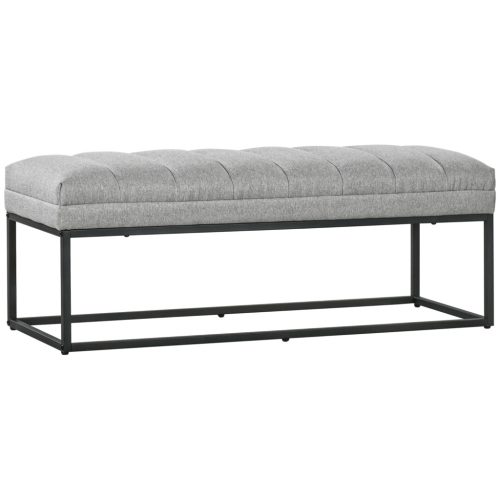 homcom-banca-tapitata-cu-efect-de-panza-de-in-suporta-pana-la-200-kg-din-otel-gri-deschis