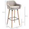 homcom-set-de-2-scaune-de-bar-din-panza-de-in-cu-perna-si-suport-pentru-picioare-bej-inalt