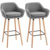 homcom-set-de-2-scaune-de-bar-din-panza-de-in-cu-perna-si-suport-pentru-picioare-gri-inalt