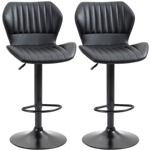 homcom-set-de-2-scaune-de-bar-din-piele-ecologica-cu-suport-pentru-picioare-negru-inaltime