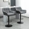homcom-set-de-2-scaune-de-bar-din-panza-de-in-cu-suport-pentru-picioare-maro-inaltime