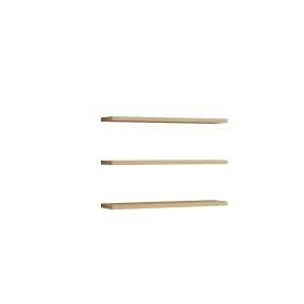 Set de 3 rafturi de perete, stejar safir