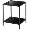 homcom-masa-auxiliara-cu-doua-niveluri-cu-blat-din-sticla-temperata-neagra-40-x-40-x-50-cm