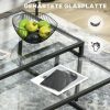 homcom-set-de-doua-mese-de-cafea-cu-blat-din-sticla-temperata-si-cadru-din-otel-negru