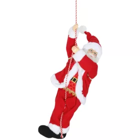 Figurina Moș Crăciun poate fi agățată la 60 cm