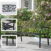 outsunny-banca-de-gradina-pentru-2-persoane-banca-metalica-neagra-cu-model-floral