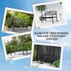 outsunny-banca-de-gradina-pentru-2-persoane-banca-metalica-neagra-cu-model-floral