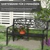 outsunny-banca-de-gradina-pentru-2-persoane-metal-negru