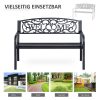 outsunny-banca-de-gradina-pentru-2-persoane-metal-negru