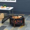 outsunny-focar-de-gradina-din-otel-rotund-78-cm-negru