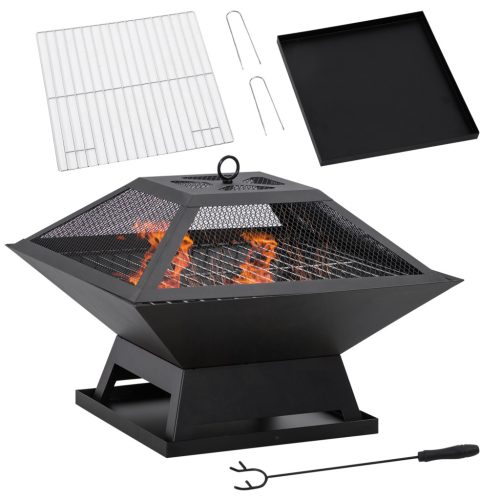 outsunny-foc-de-gradina-din-otel-bol-pentru-foc-45-x-45-x-34-cm-negru