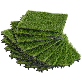 outsunny-set-gazon-artificial-10-bucati-30-x-30-cm-piese-interconectabile-cu-drenaj
