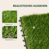 outsunny-set-gazon-artificial-10-bucati-30-x-30-cm-piese-interconectabile-cu-drenaj