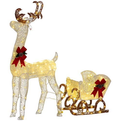 outsunny-decoratiune-cu-ren-si-sanie-iluminate-cu-leduri-50cm-x-29cm-x-42cm