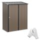 outsunny-magazie-de-gradina-depozit-pentru-unelte-otel-maro-161-x-94-x-196-cm